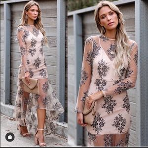 NEW✨ VICI High Low Prominent Lace Maxi Dress